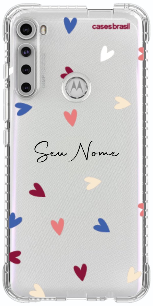 Capinha para Celular Corações Coloridos
