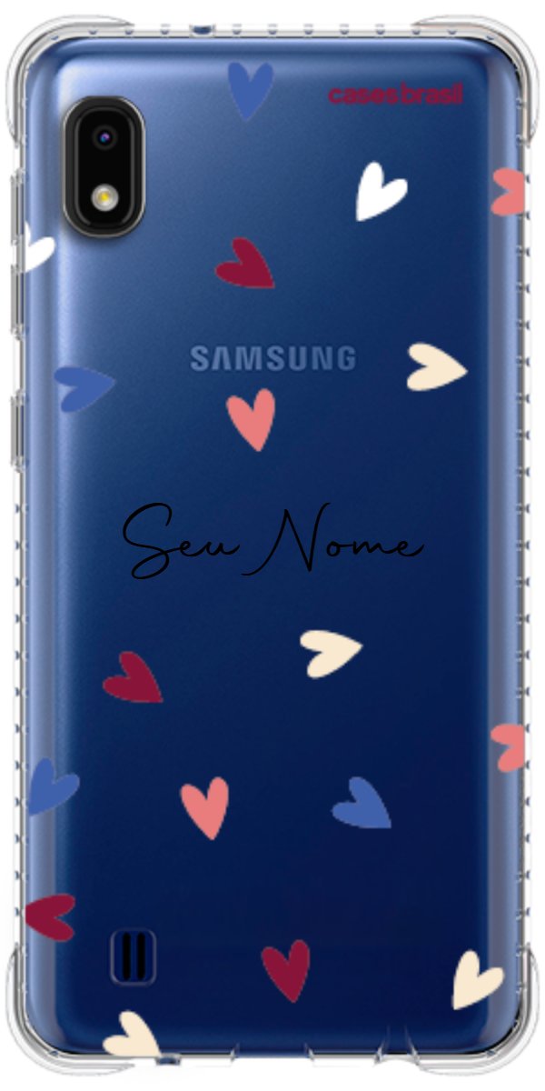 Capinha para Celular Corações Coloridos