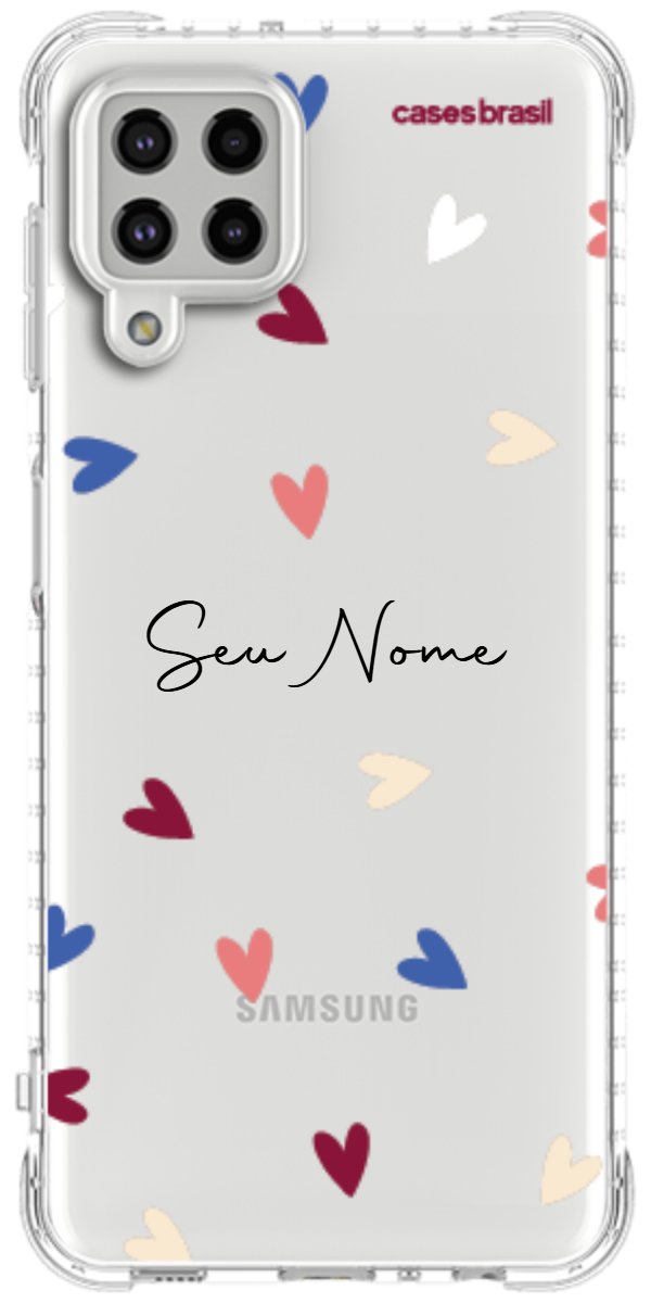 Capinha para Celular Corações Coloridos