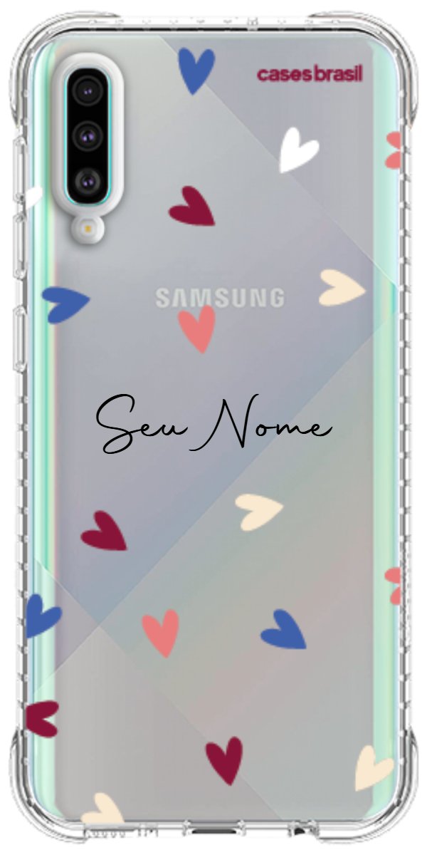 Capinha para Celular Corações Coloridos