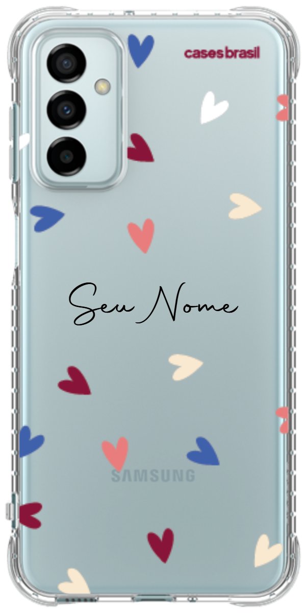 Capinha para Celular Corações Coloridos
