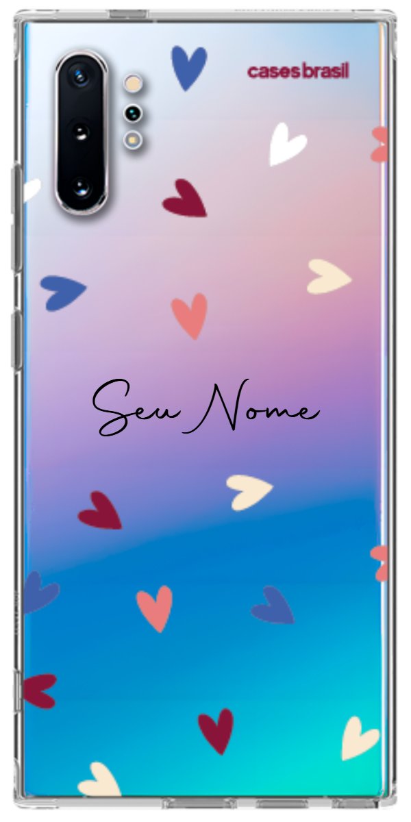 Capinha para Celular Corações Coloridos