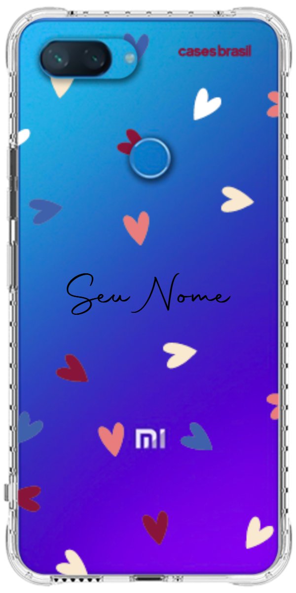 Capinha para Celular Corações Coloridos
