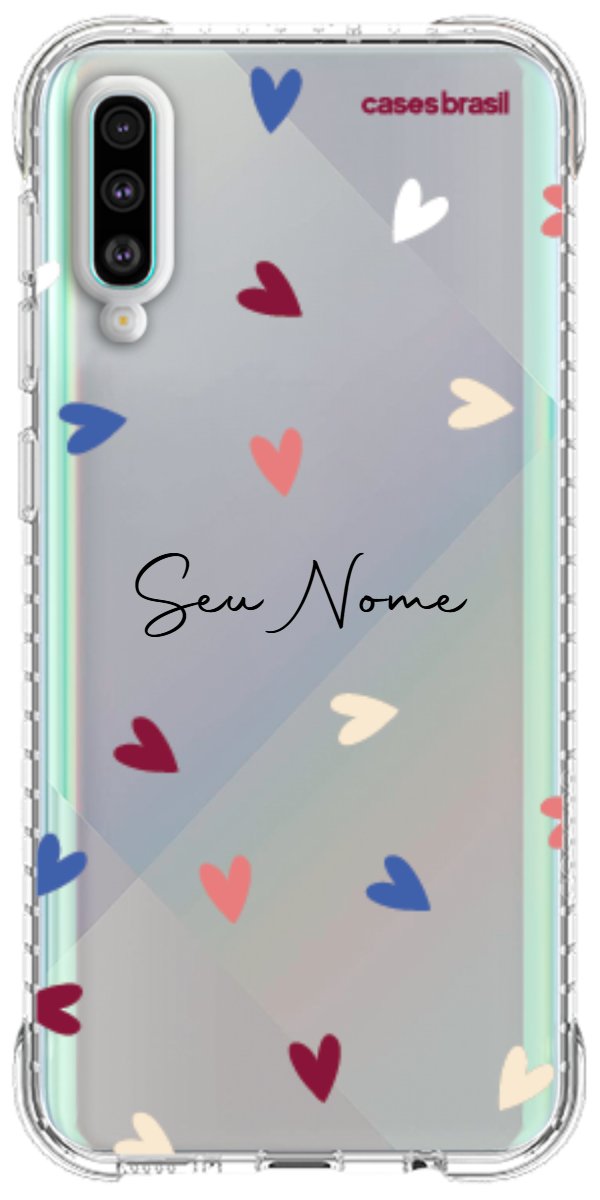 Capinha para Celular Corações Coloridos