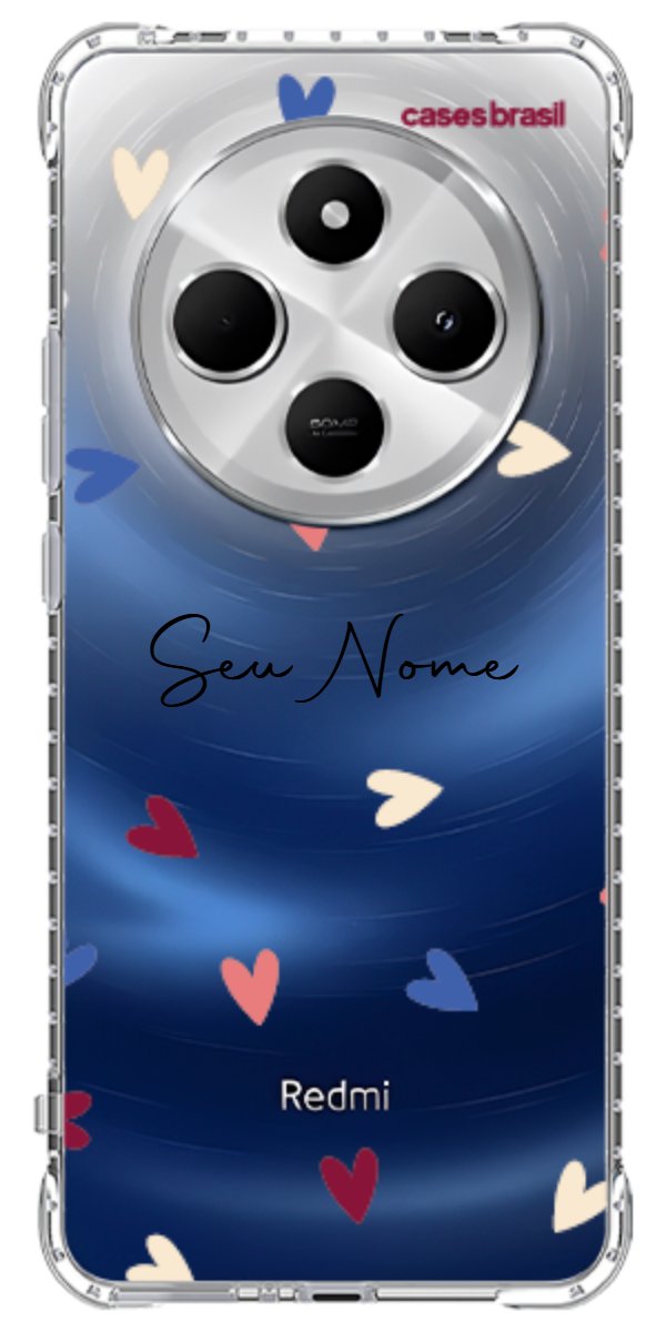 Capinha para Celular Corações Coloridos