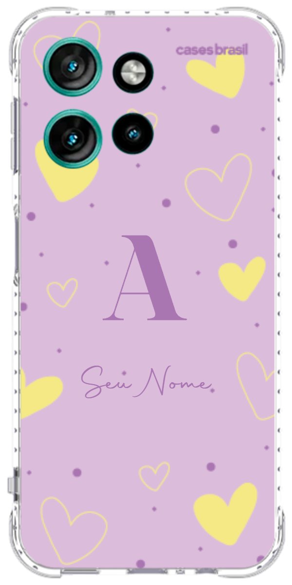 Capinha para Celular Corações Candy Color