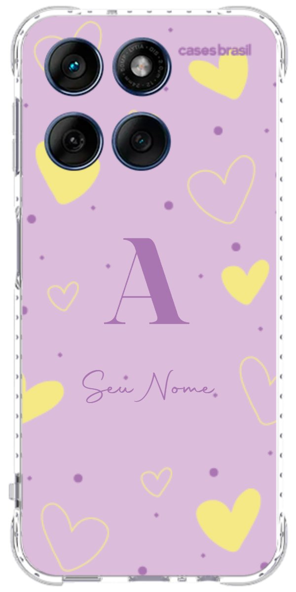 Capinha para Celular Corações Candy Color