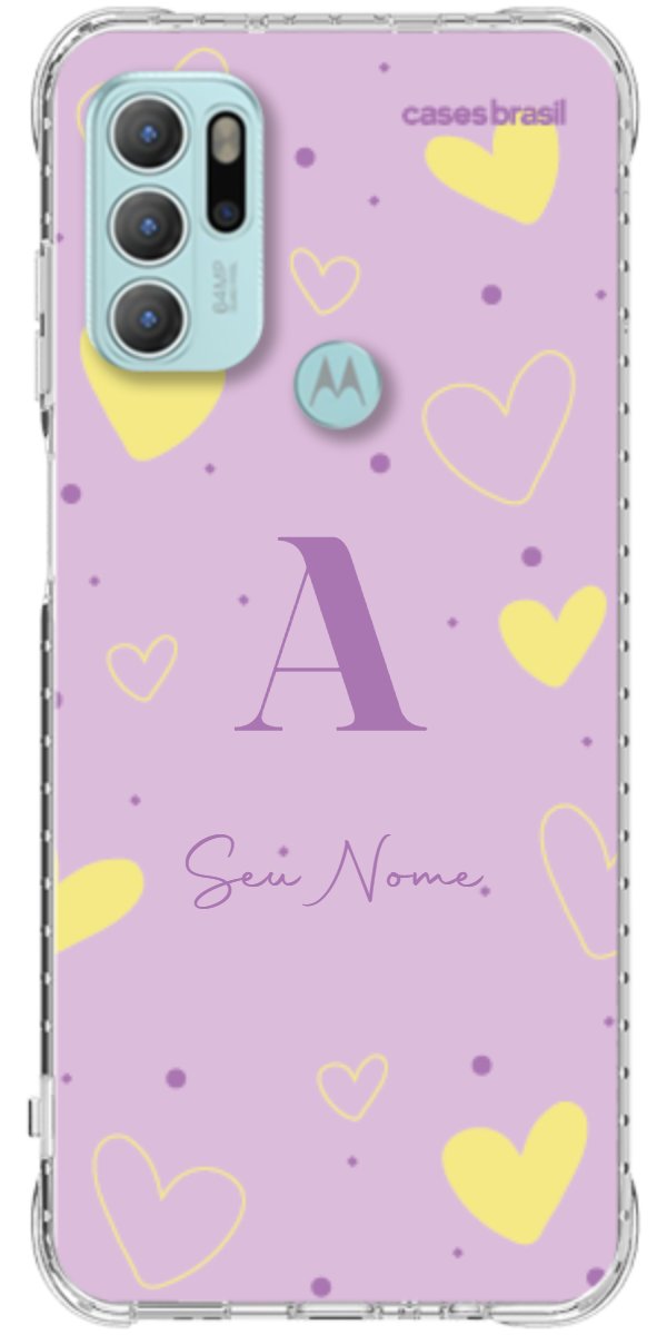 Capinha para Celular Corações Candy Color