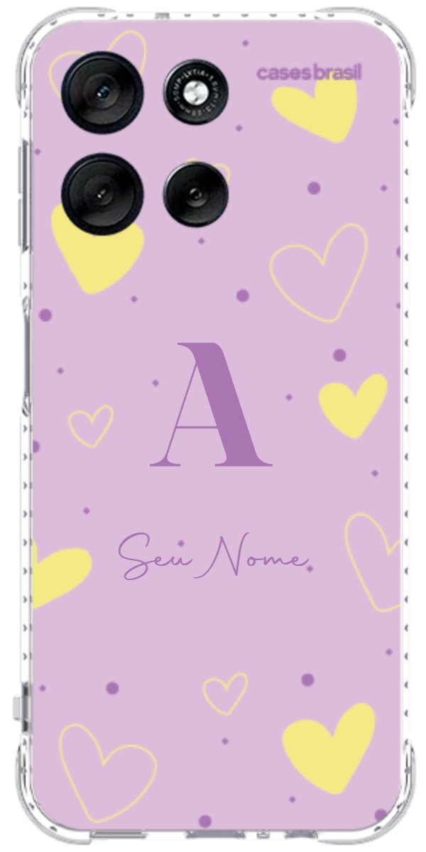 Capinha para Celular Corações Candy Color