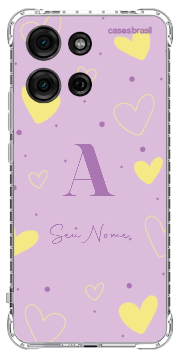 Capinha para Celular Corações Candy Color