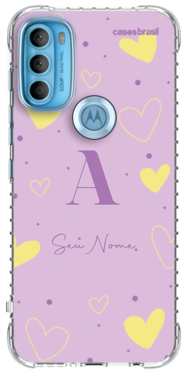 Capinha para Celular Corações Candy Color
