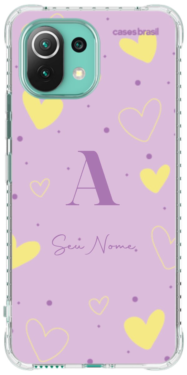 Capinha para Celular Corações Candy Color