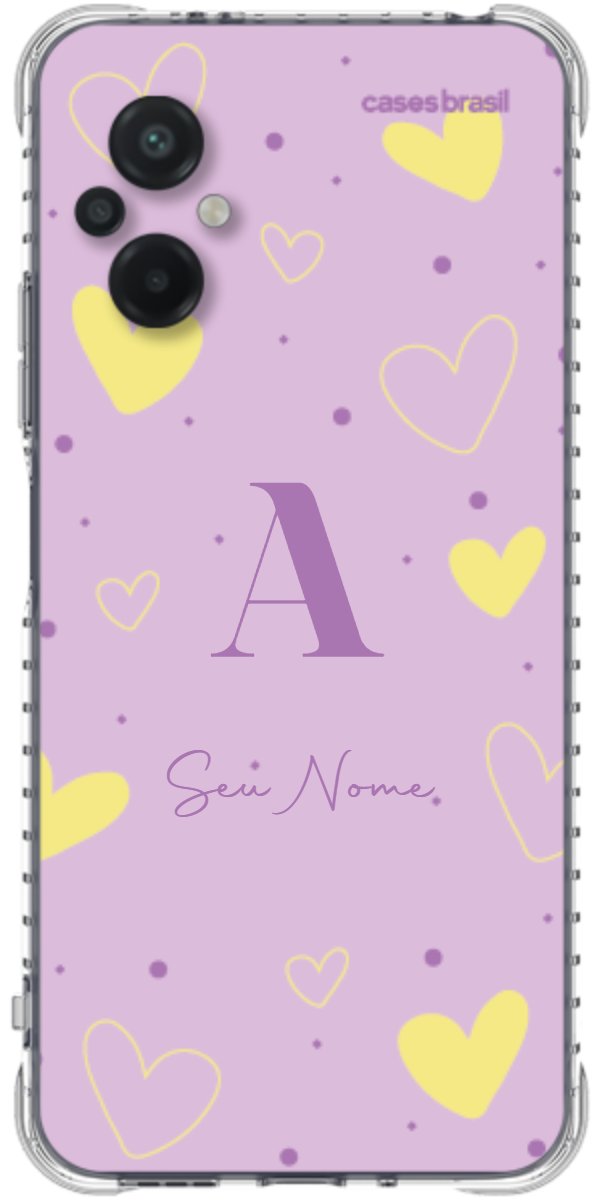 Capinha para Celular Corações Candy Color