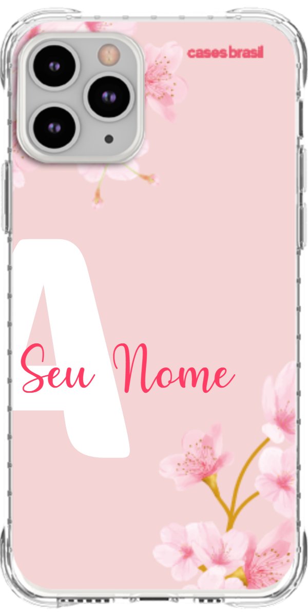 Capinha para Celular Cerejeira com Inicial