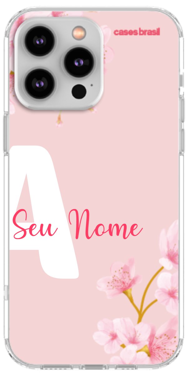 Capinha para Celular Cerejeira com Inicial