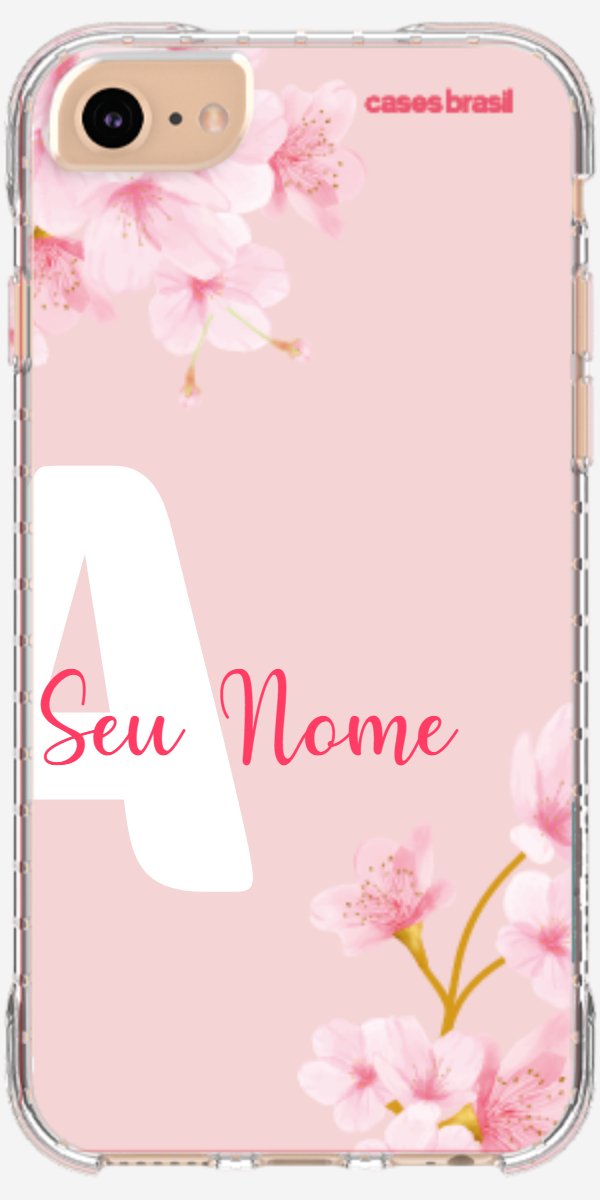 Capinha para Celular Cerejeira com Inicial