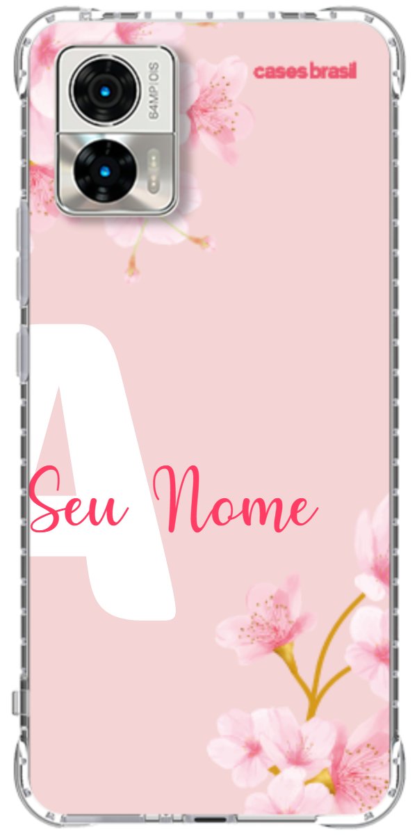 Capinha para Celular Cerejeira com Inicial