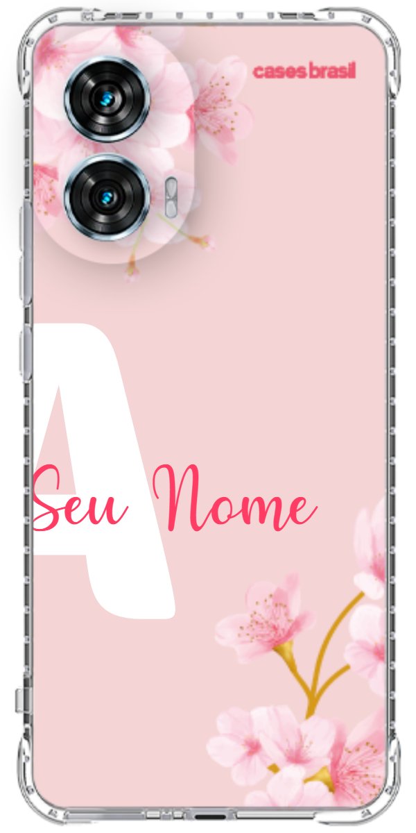 Capinha para Celular Cerejeira com Inicial