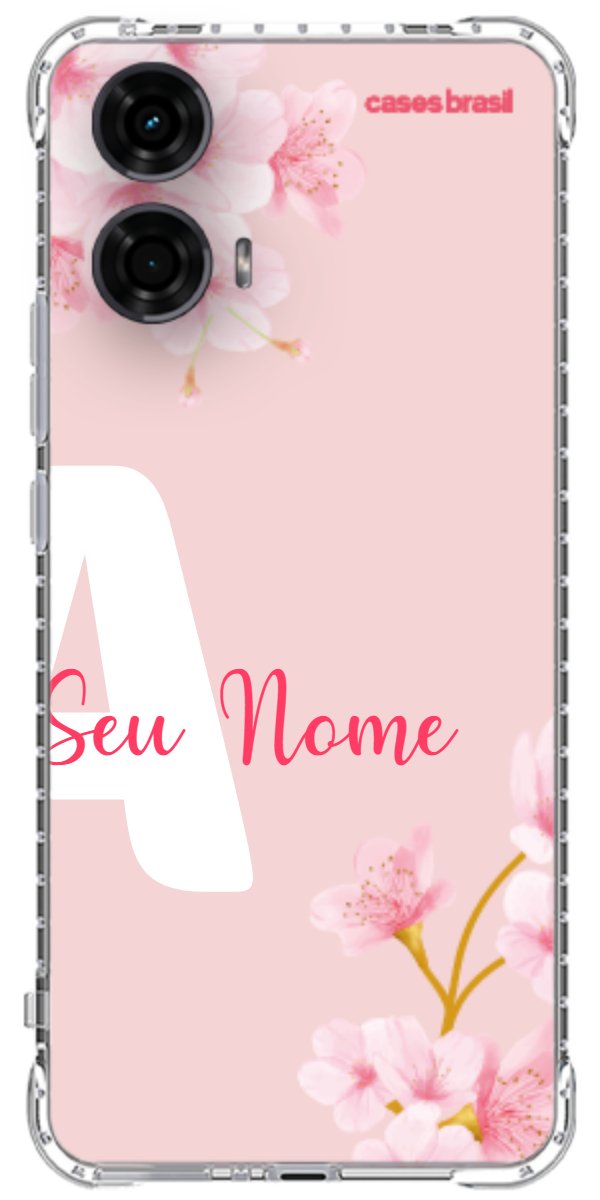 Capinha para Celular Cerejeira com Inicial