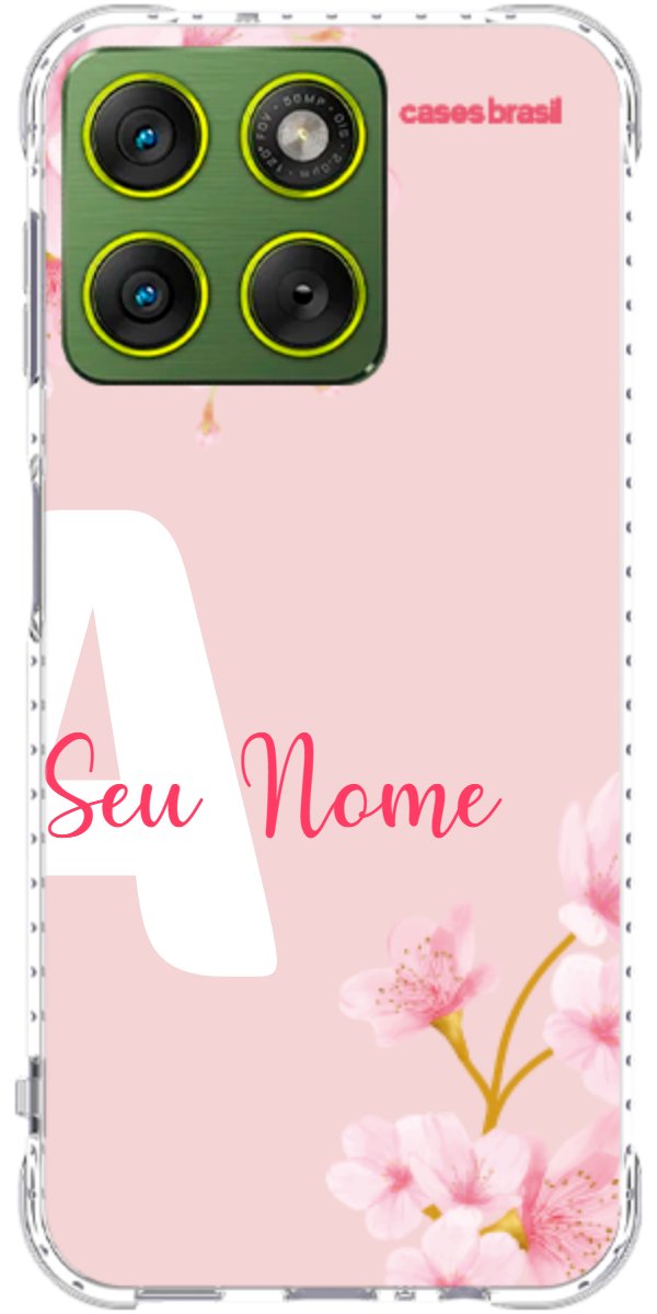 Capinha para Celular Cerejeira com Inicial