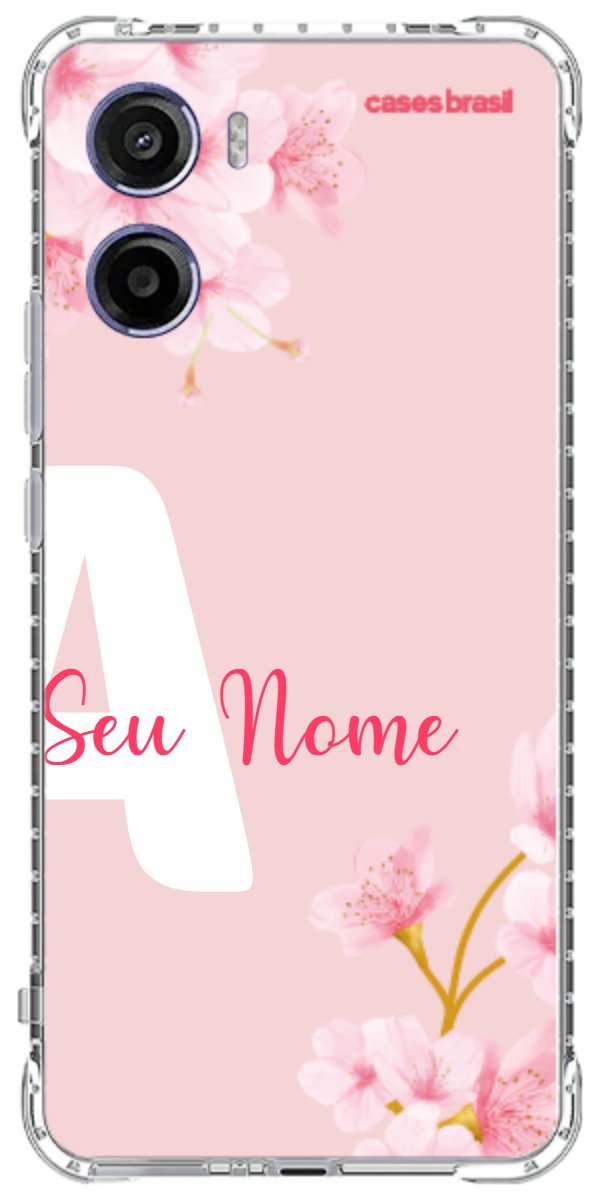 Capinha para Celular Cerejeira com Inicial