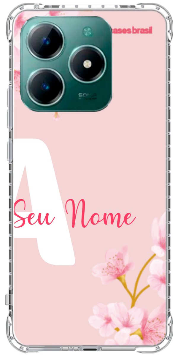 Capinha para Celular Cerejeira com Inicial