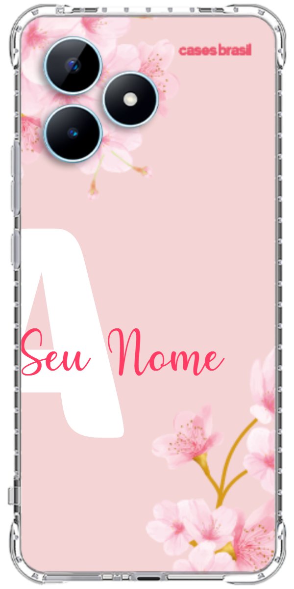 Capinha para Celular Cerejeira com Inicial