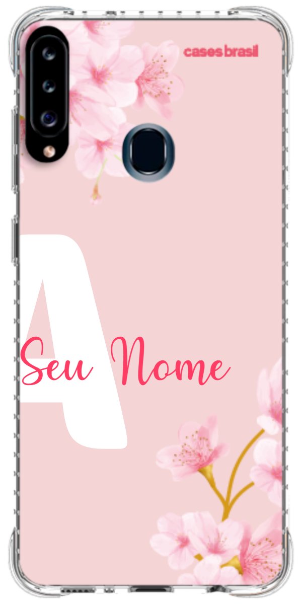 Capinha para Celular Cerejeira com Inicial