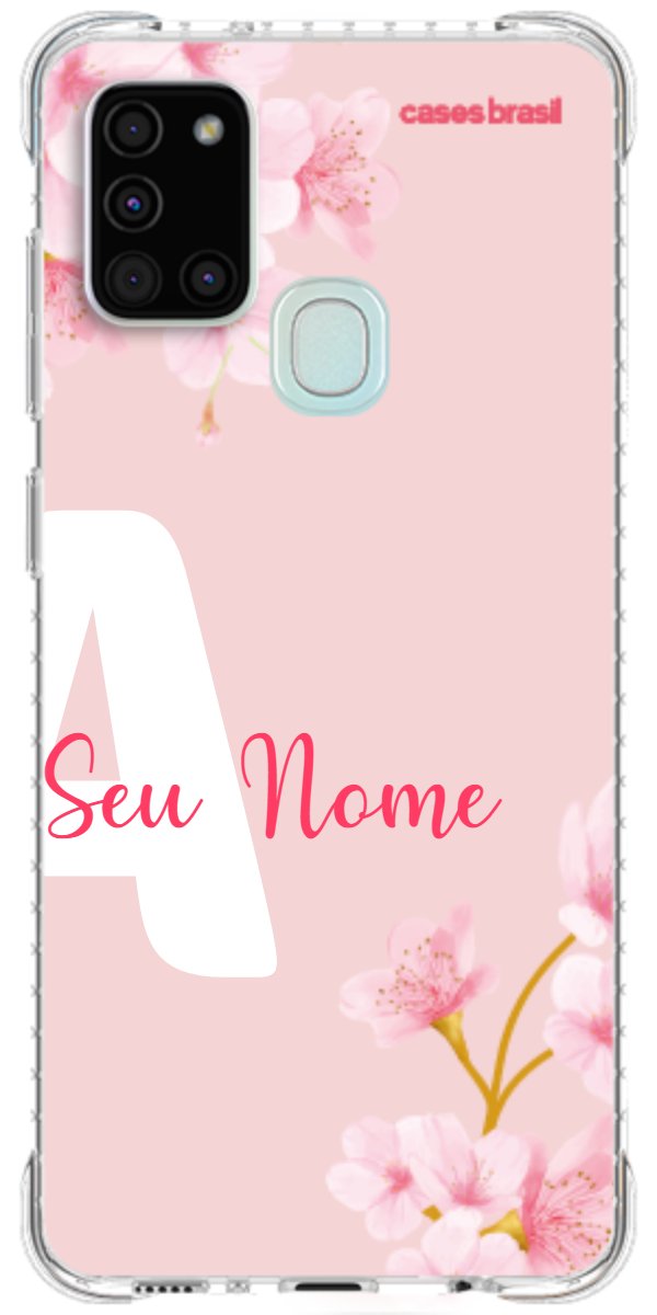Capinha para Celular Cerejeira com Inicial
