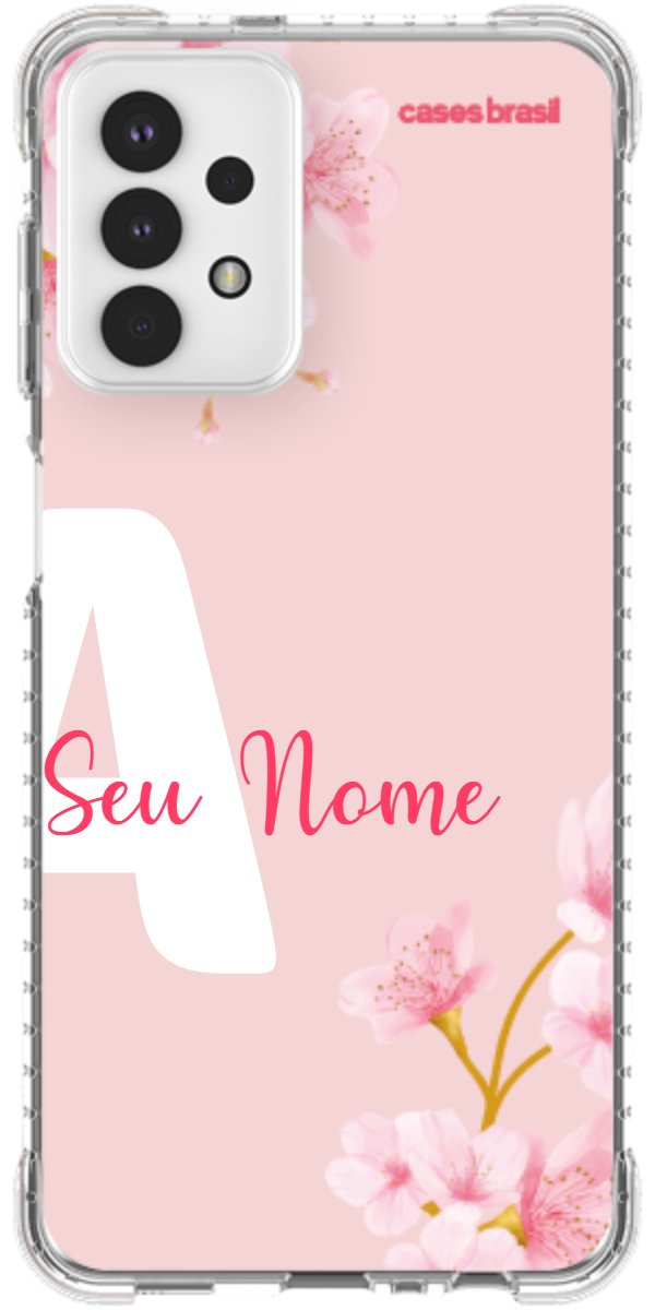 Capinha para Celular Cerejeira com Inicial