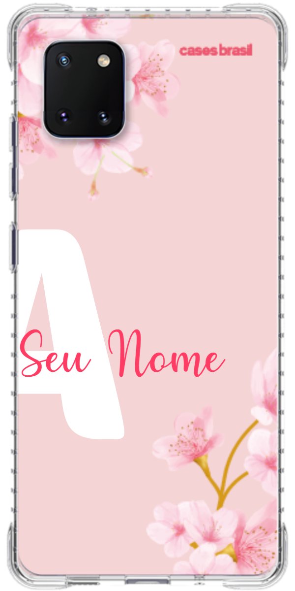 Capinha para Celular Cerejeira com Inicial