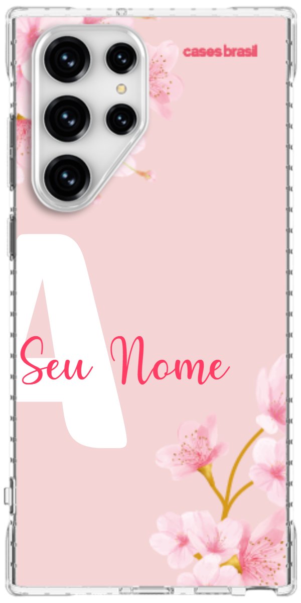 Capinha para Celular Cerejeira com Inicial