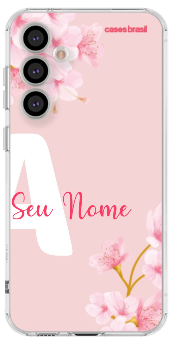 Capinha para Celular Cerejeira com Inicial