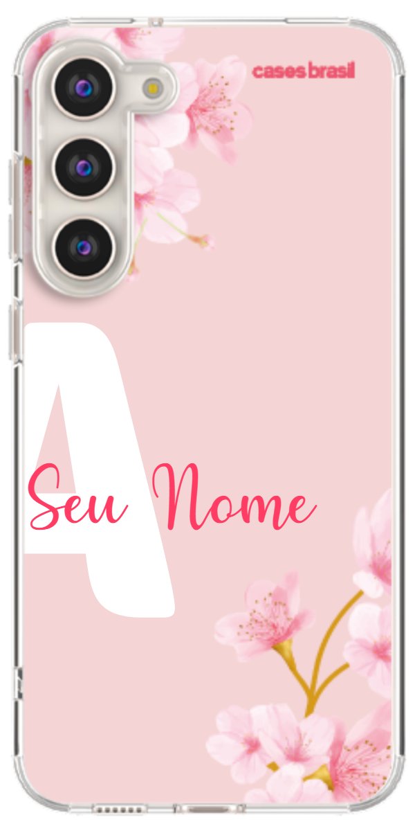 Capinha para Celular Cerejeira com Inicial