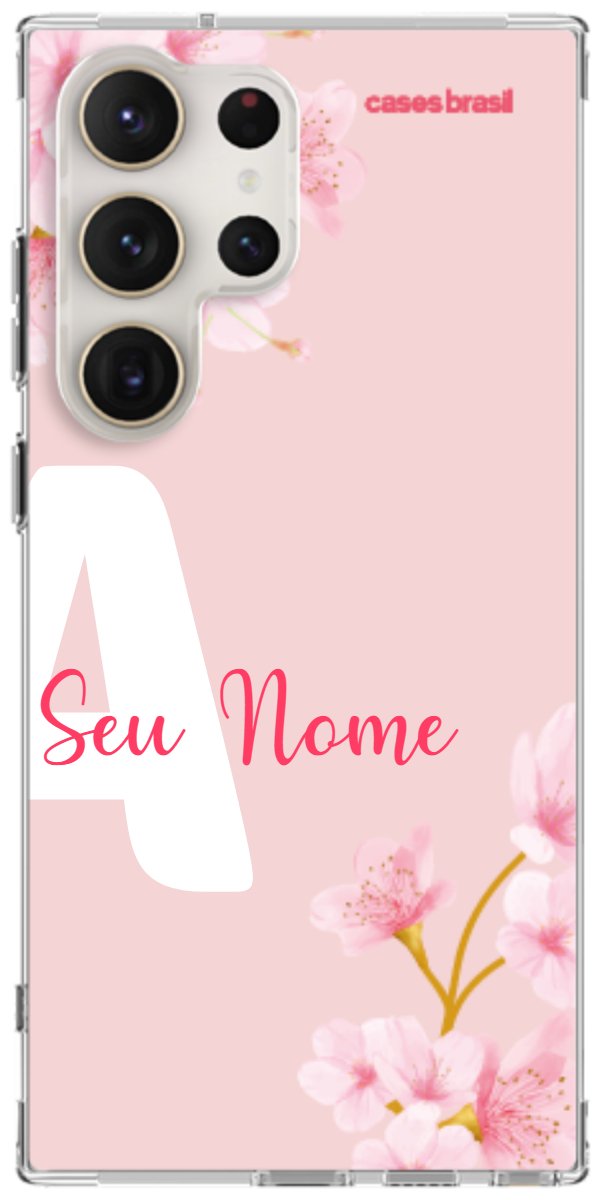 Capinha para Celular Cerejeira com Inicial
