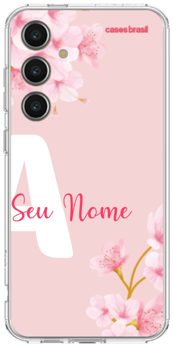 Capinha para Celular Cerejeira com Inicial