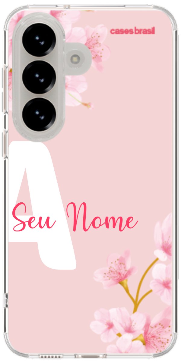 Capinha para Celular Cerejeira com Inicial