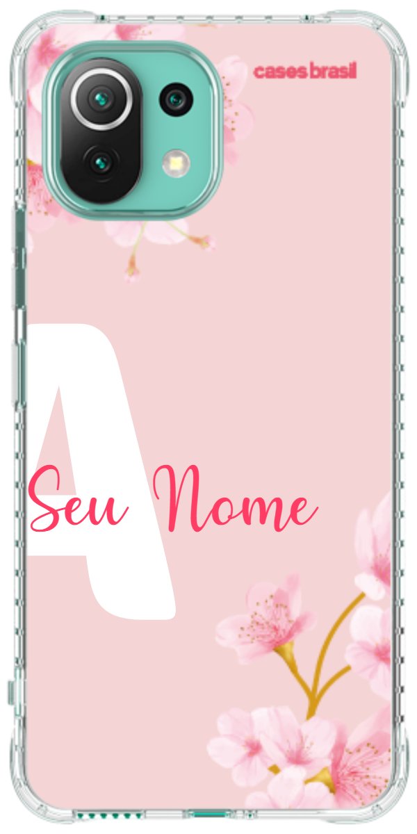 Capinha para Celular Cerejeira com Inicial