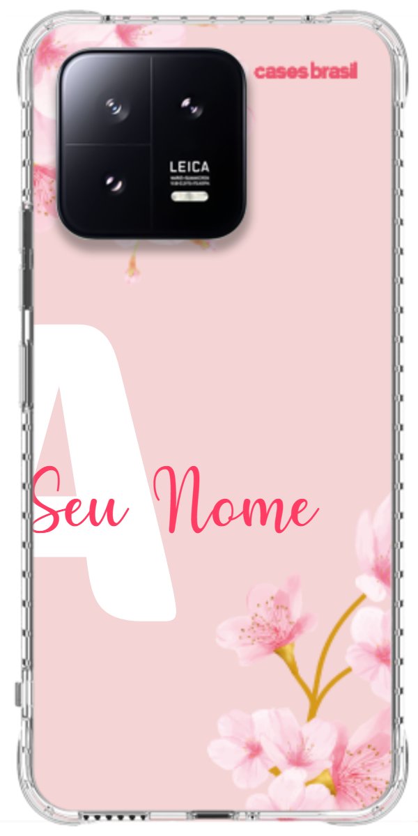 Capinha para Celular Cerejeira com Inicial