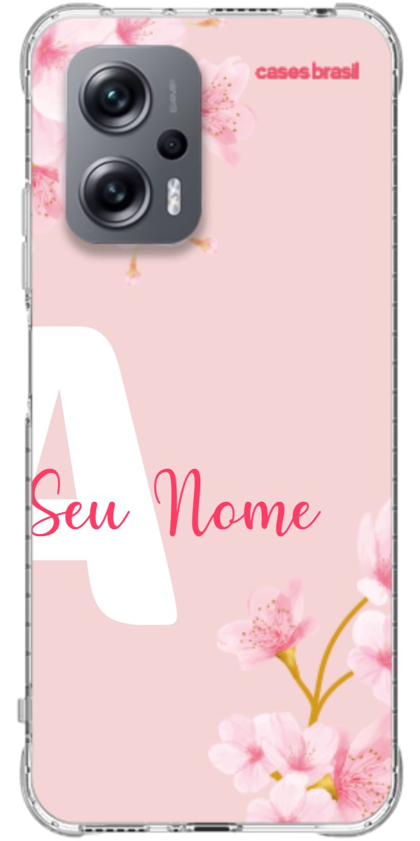 Capinha para Celular Cerejeira com Inicial