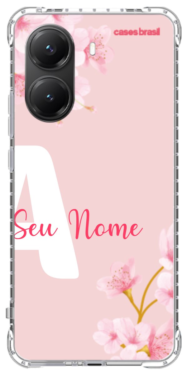 Capinha para Celular Cerejeira com Inicial