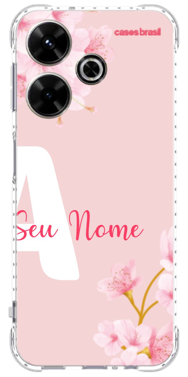 Capinha para Celular Cerejeira com Inicial