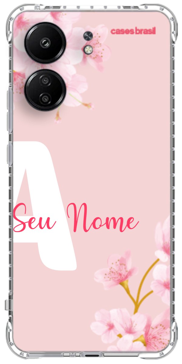 Capinha para Celular Cerejeira com Inicial