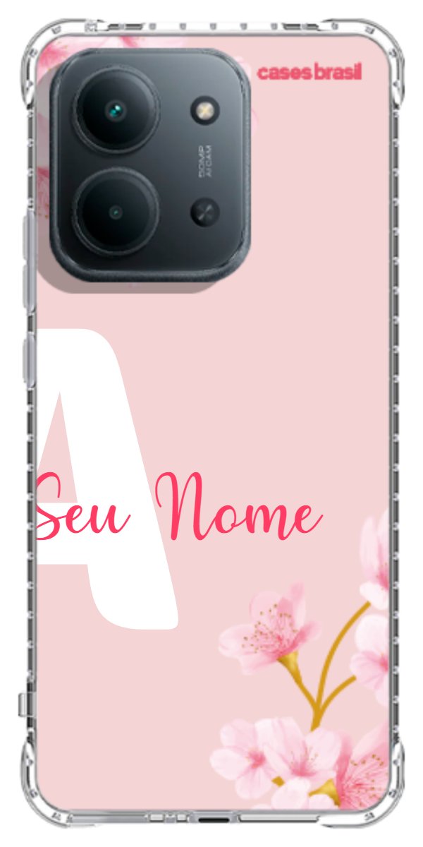 Capinha para Celular Cerejeira com Inicial