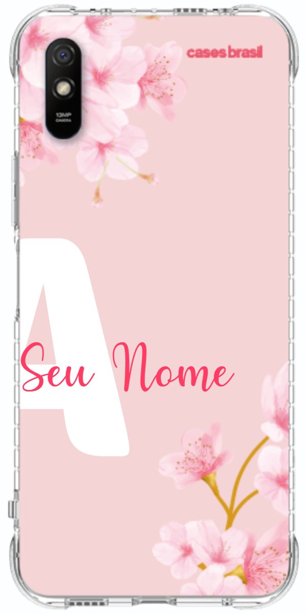 Capinha para Celular Cerejeira com Inicial