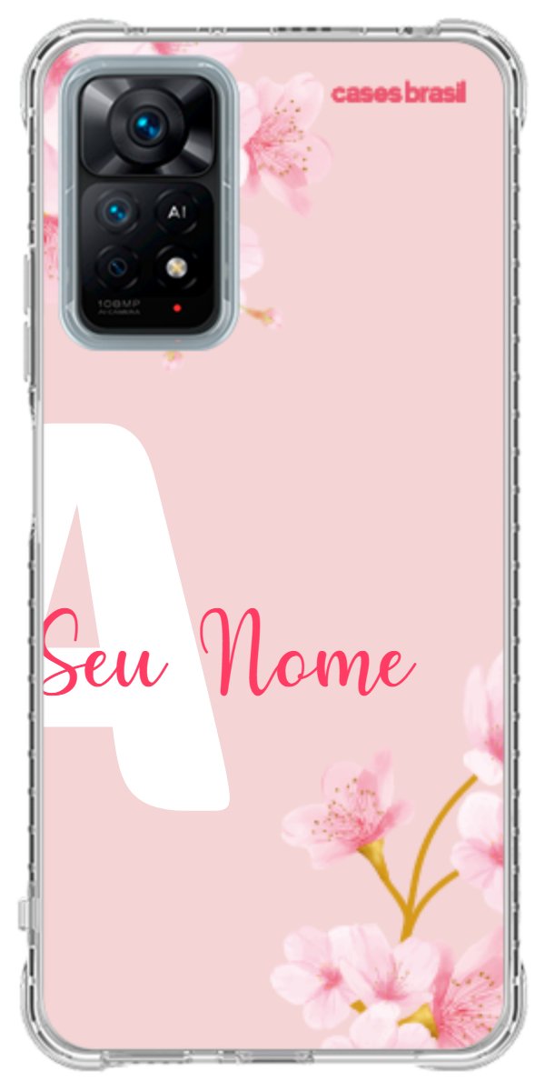 Capinha para Celular Cerejeira com Inicial