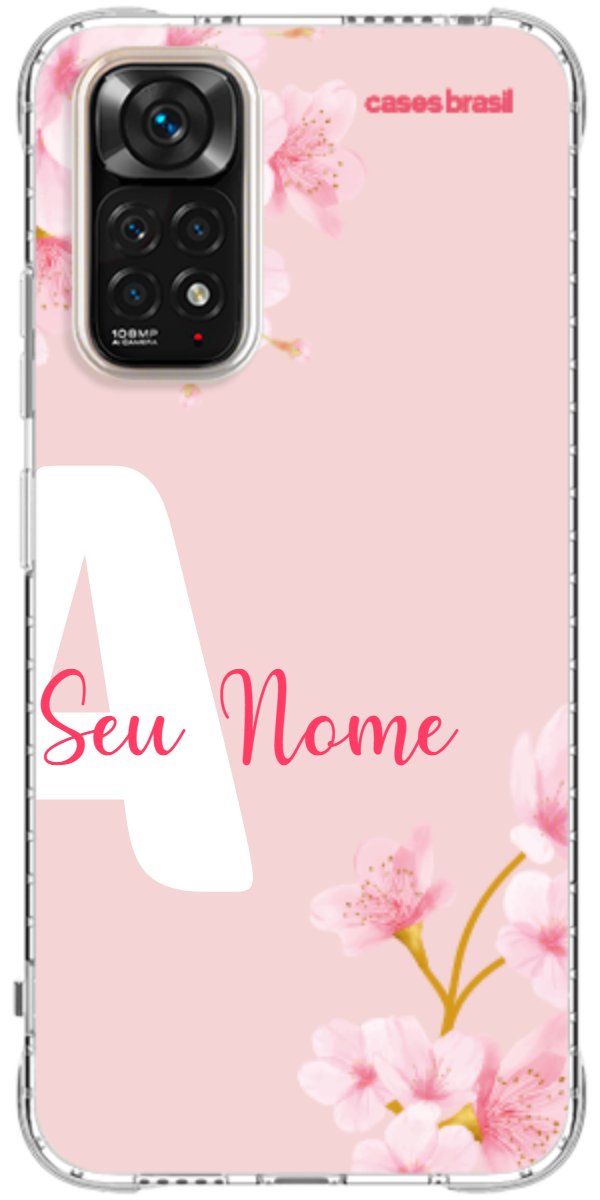 Capinha para Celular Cerejeira com Inicial