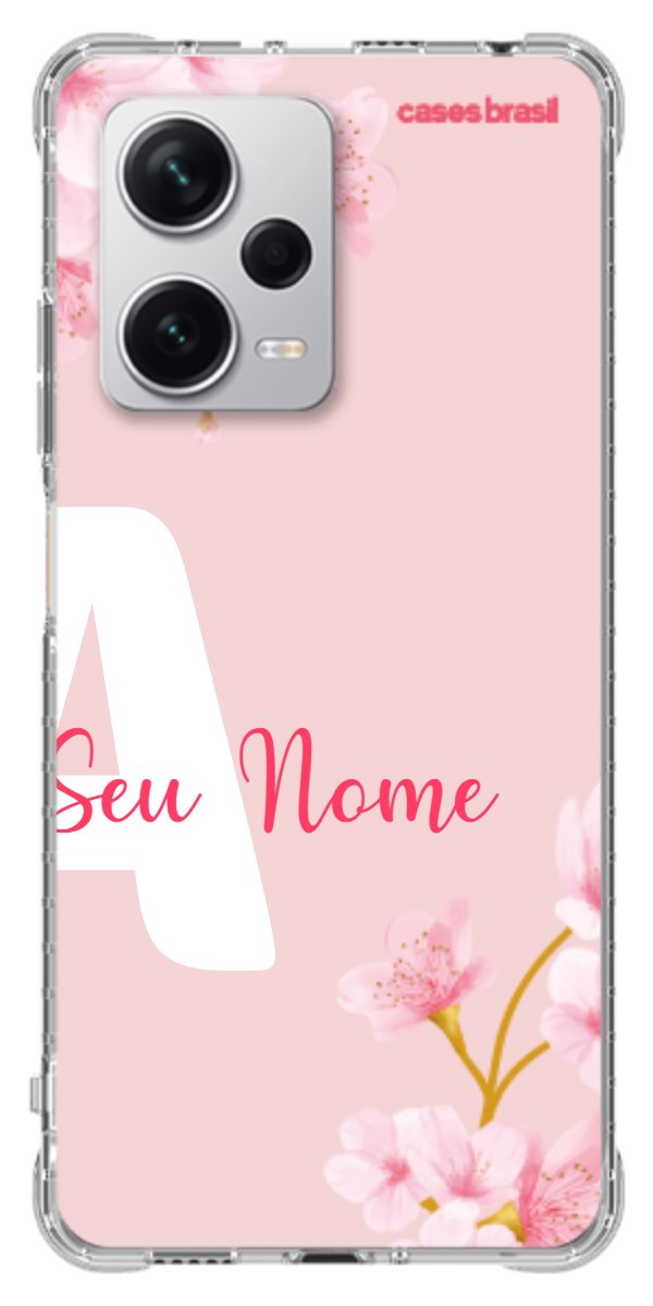 Capinha para Celular Cerejeira com Inicial