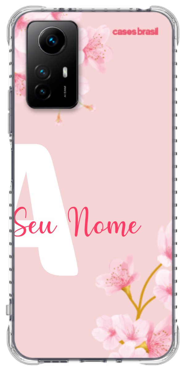 Capinha para Celular Cerejeira com Inicial