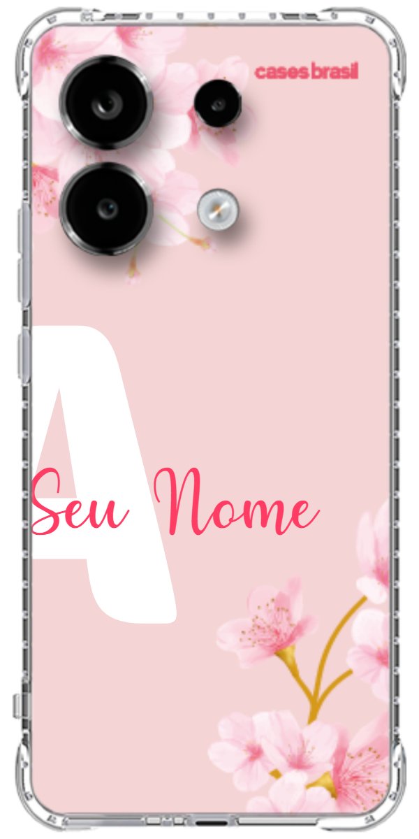 Capinha para Celular Cerejeira com Inicial